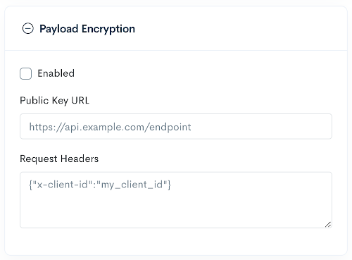 Webhook Encryption